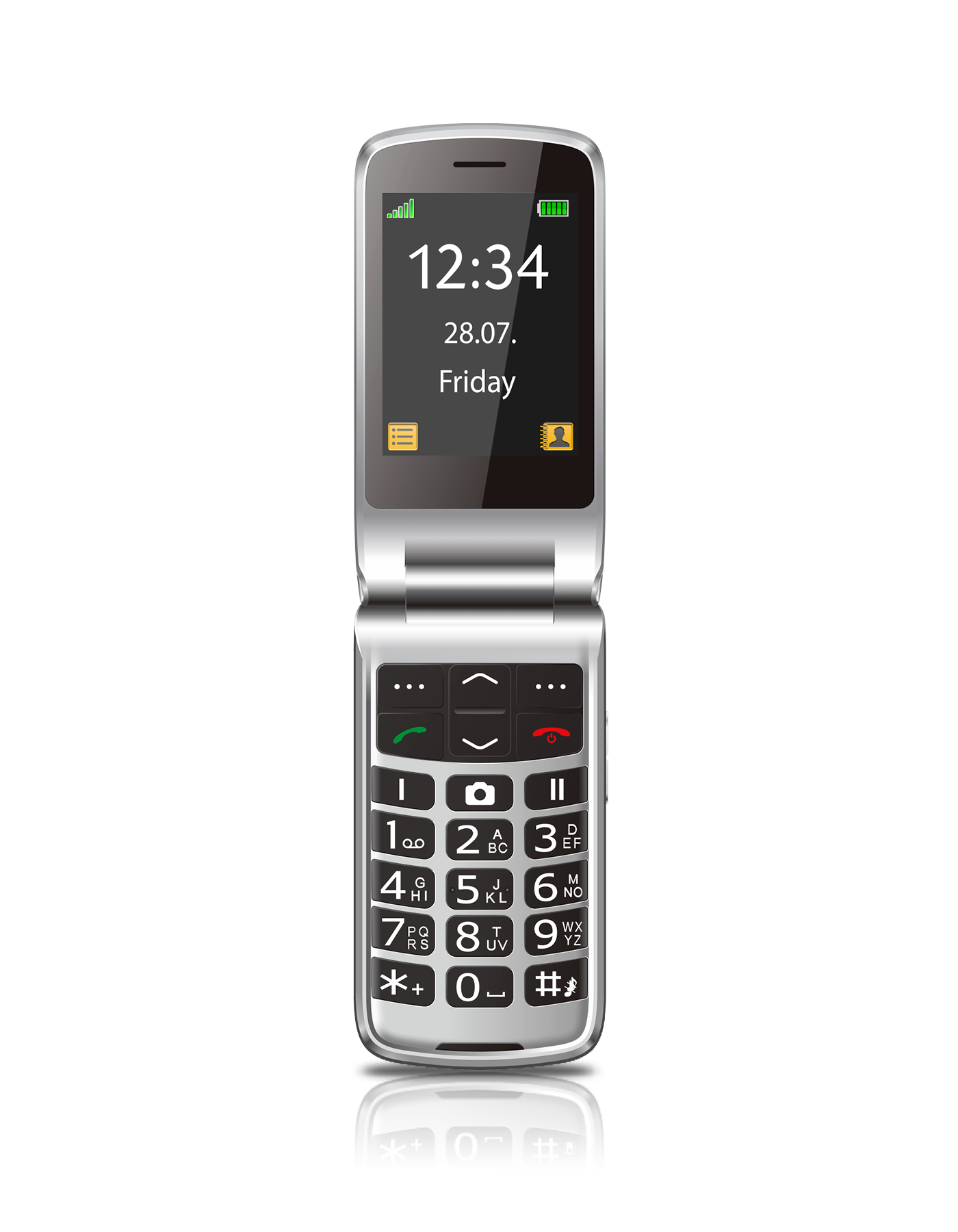 Bea-fon Silver Line SL645 Klapphandy mit Notruftaste 2G
