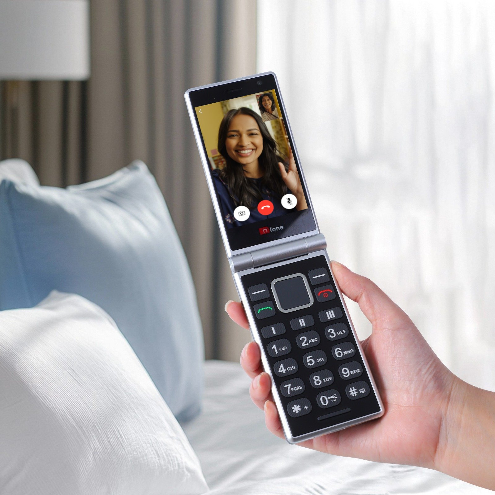 TTfone TT990 Seniorenhandy Notruftaste Hörgerät-kompatibel