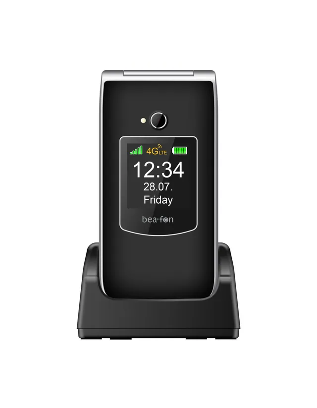 Bea-fon Silver Line SL605 LTE Klapphandy mit Notruftaste 4G