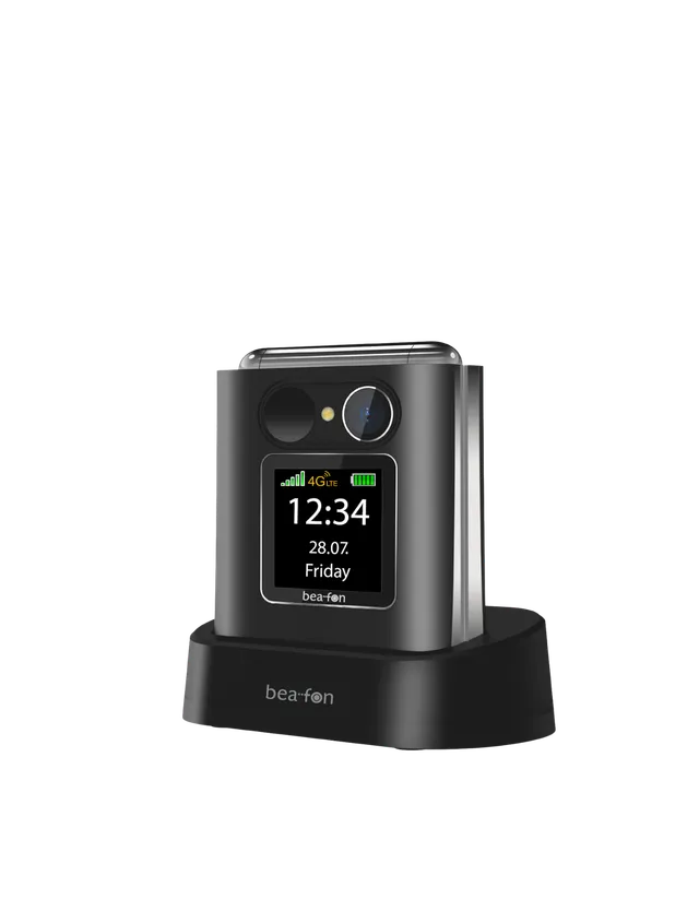 Bea-fon Silver Line Fold 10 LTE Klapphandy mit Notruftaste