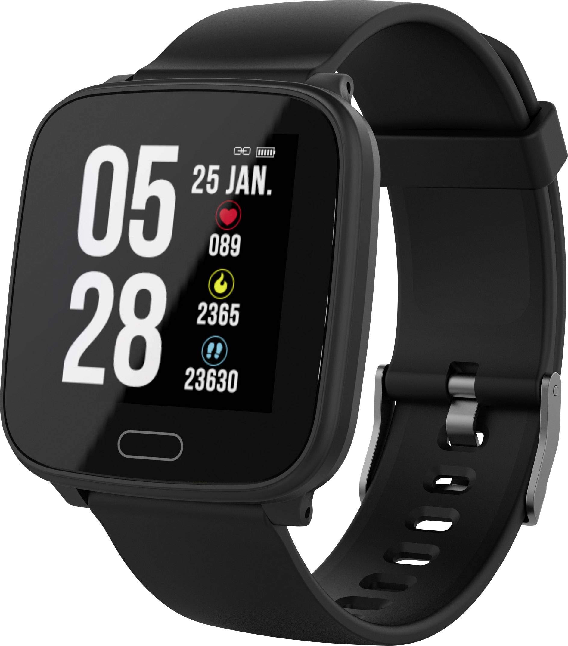 Swisstone SW 610 HR Smart-Wearable schwarz 1,3 Zoll