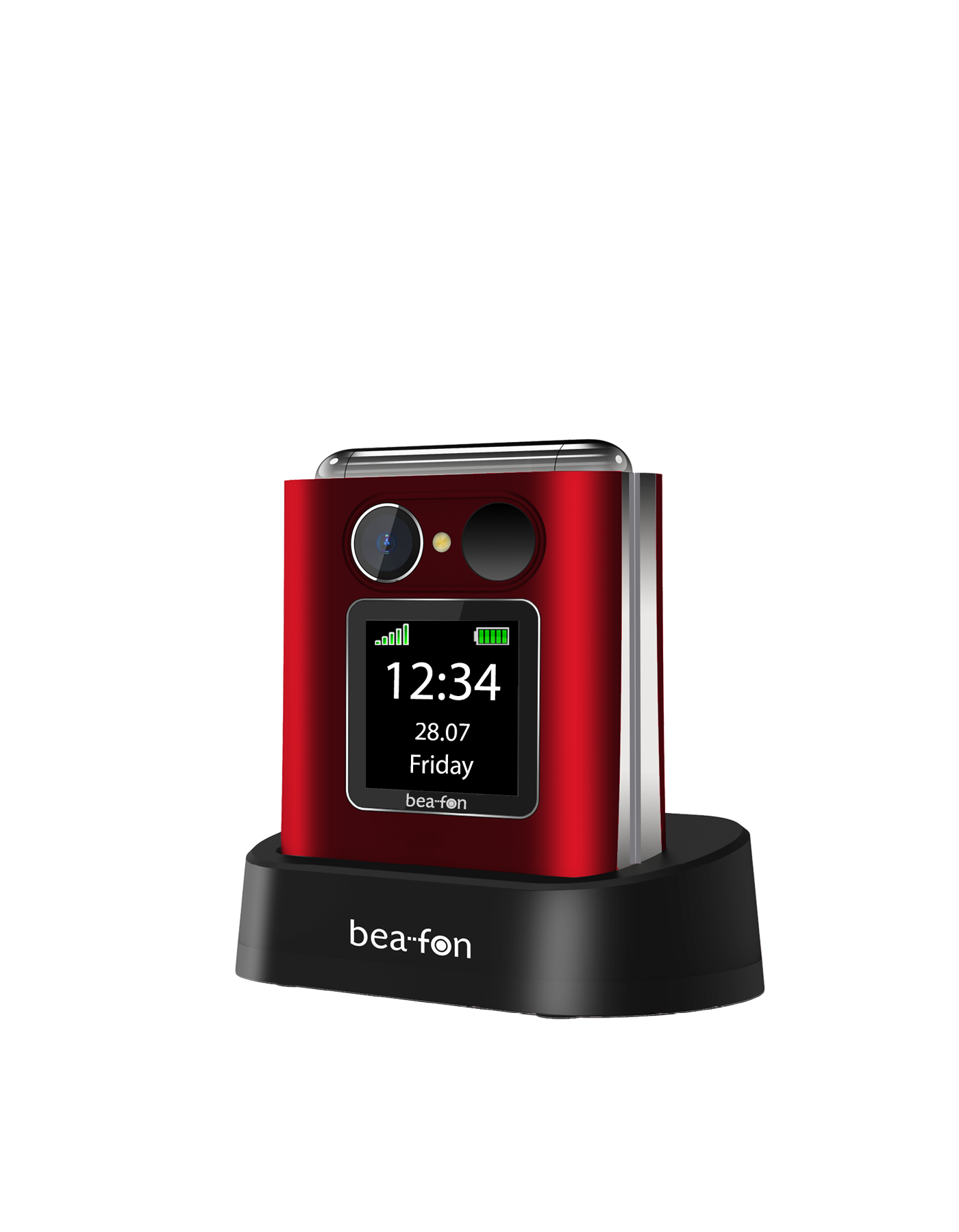 Bea-fon Silver Line Fold 10 Klapphandy SOS mit Ladestation