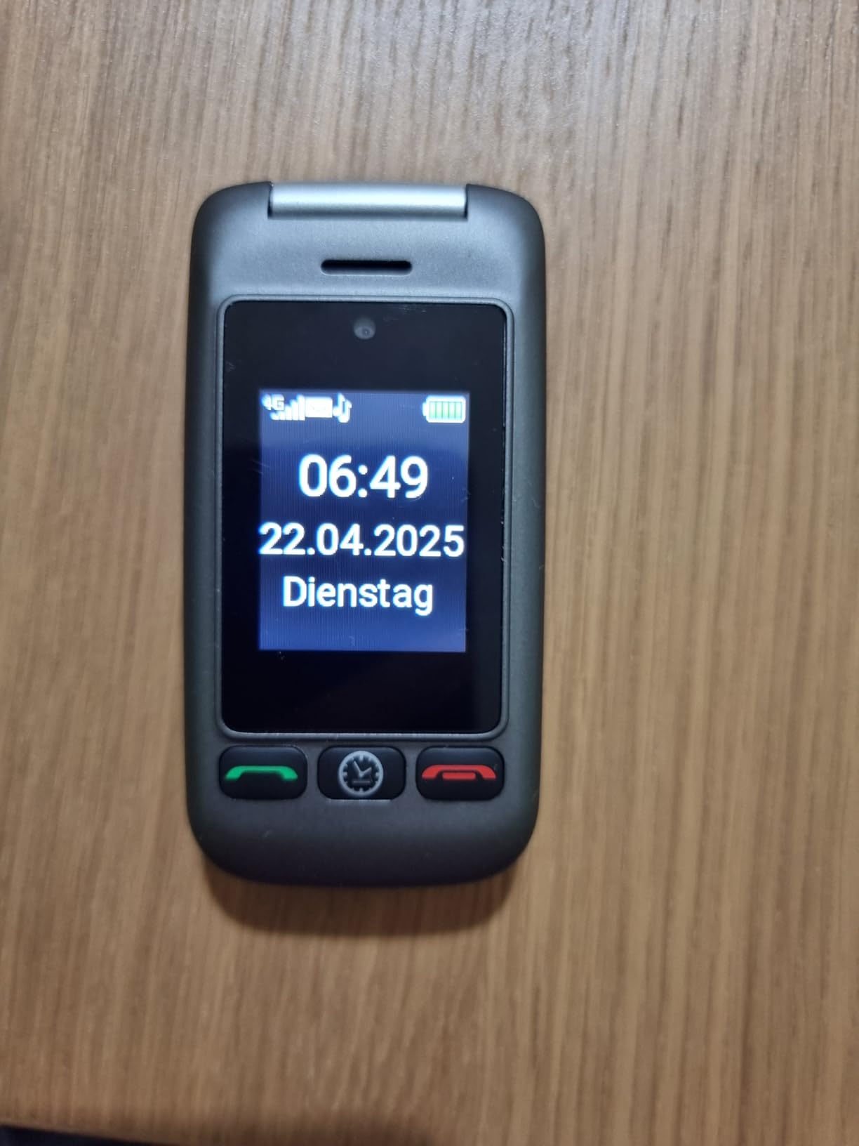 Artfone Senior G6 Klapphandy 4G grau Ladestation Notruftaste