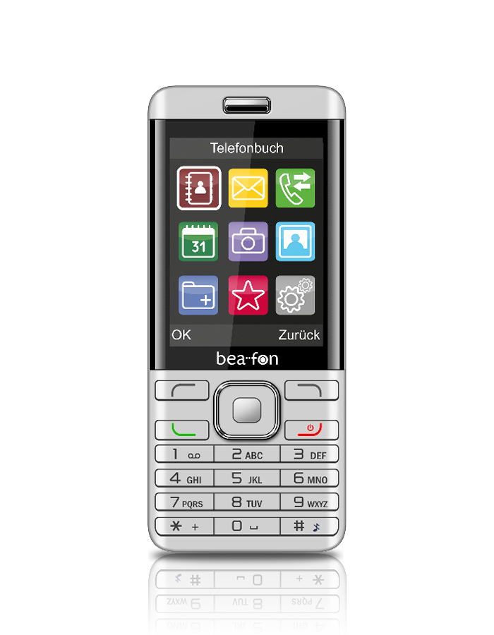 Bea-fon Classic Line C350 Tastenhandy 2,8 Zoll Dual-SIM