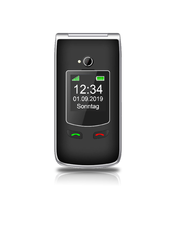Bea-fon Silver Line SL595plus Klapphandy mit Ladestation