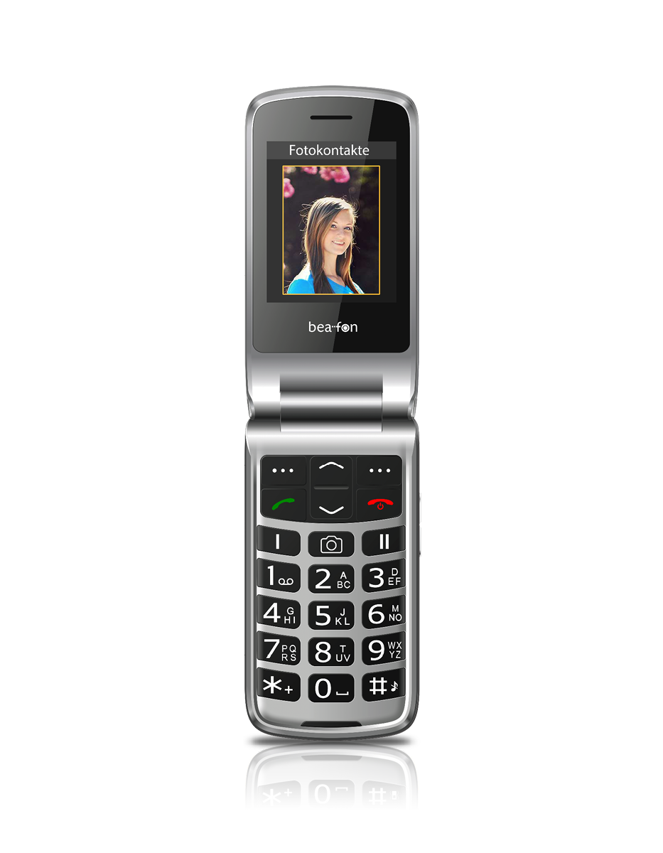 Bea-fon Silver Line SL645plus Klapphandy mit Notruftaste