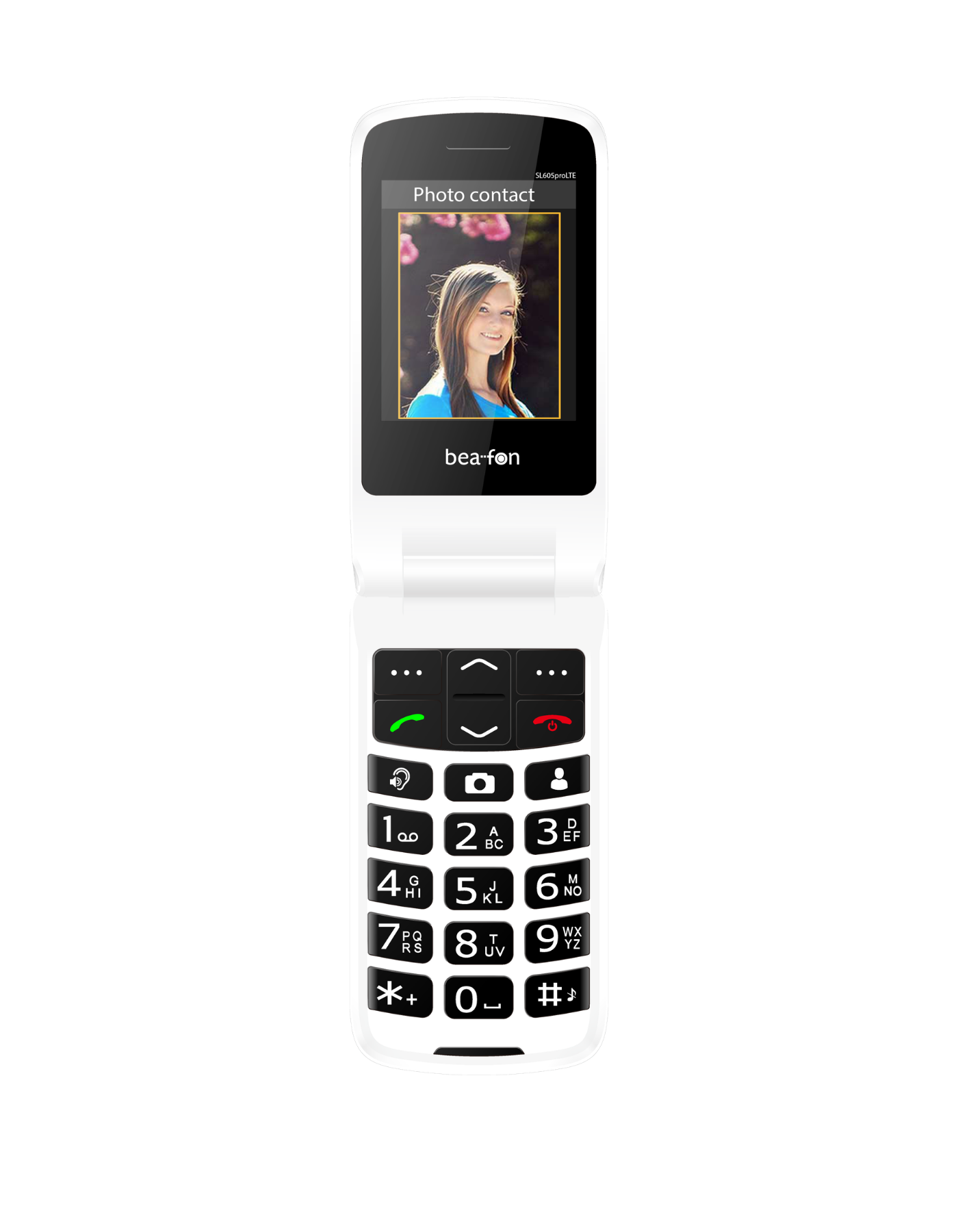 Bea-fon Silver Line SL605pro Klapphandy Schwarz 4G Notruftaste