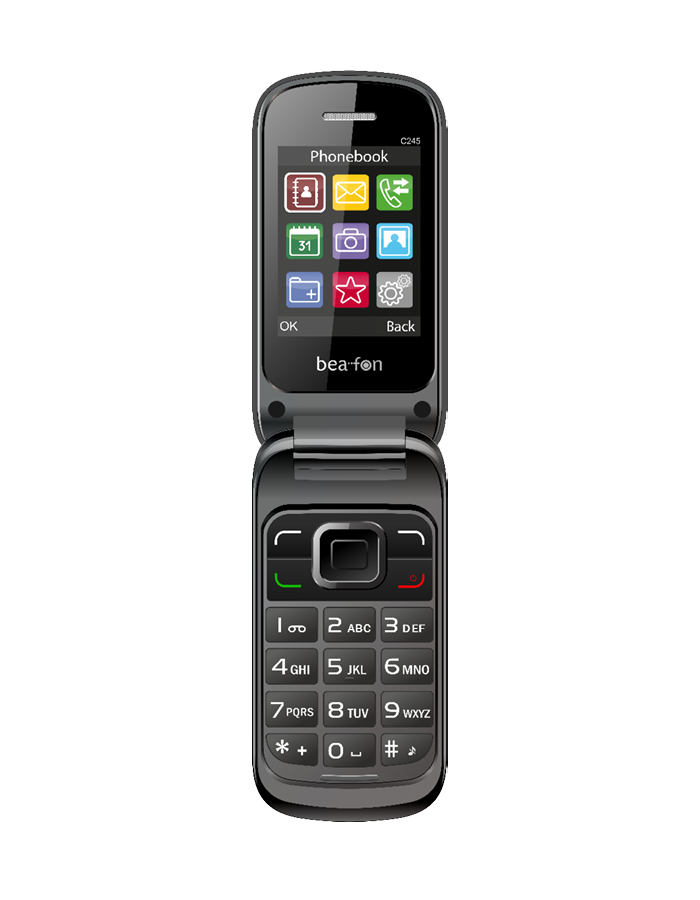 Bea-fon Classic Line C245 Klapphandy 2,4 Zoll Dual SIM