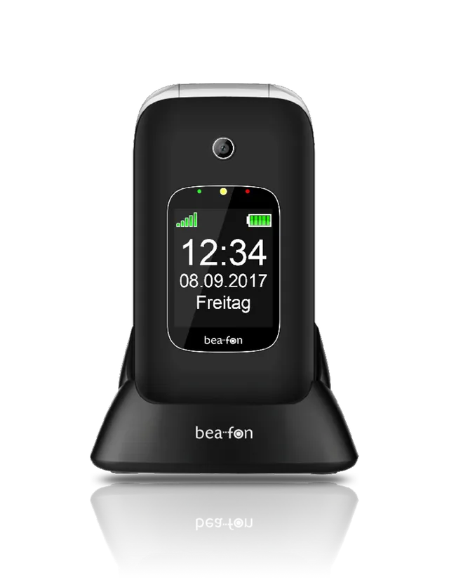 Bea-fon Silver Line SL590 Klapphandy mit Ladestation SOS