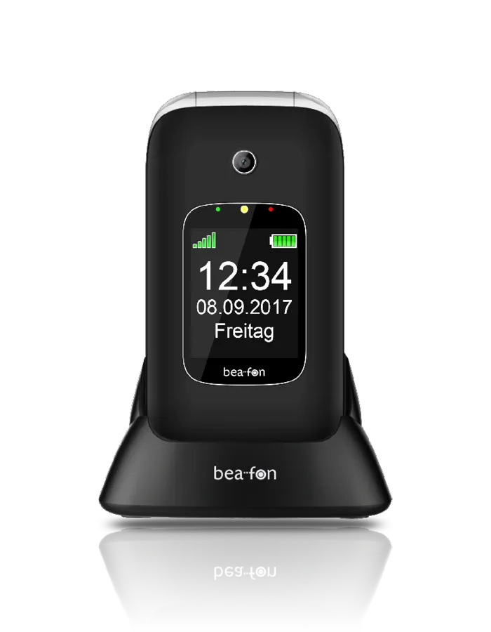 Bea-fon Silver Line SL590 Klapphandy mit Ladestation SOS