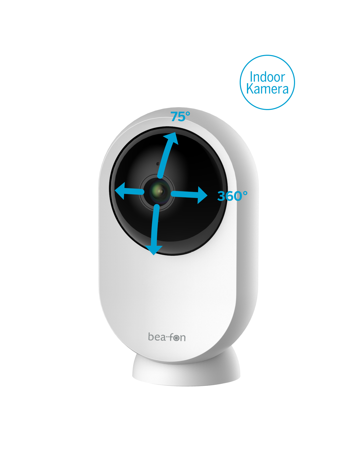 Bea-fon TRACER 2T Überwachungskamera 360 Grad WLAN