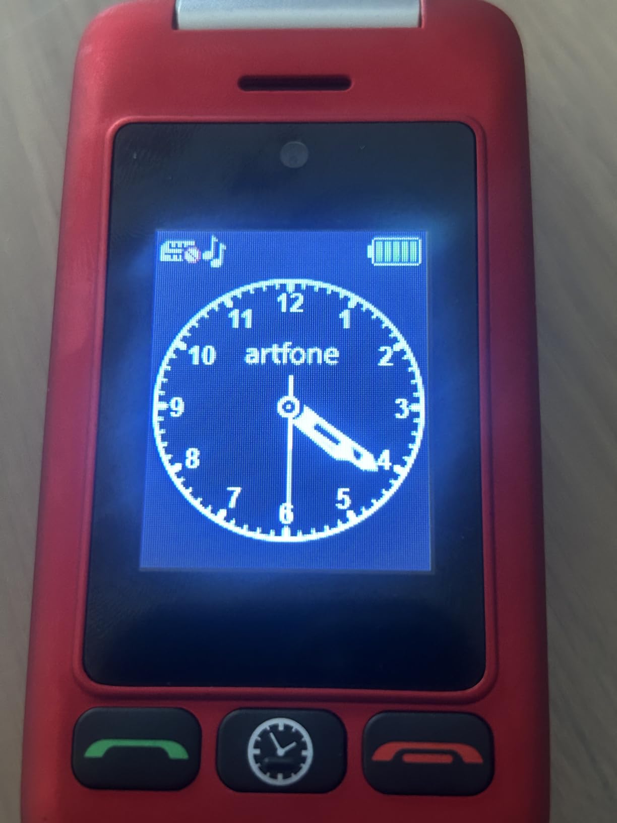 Artfone G6 Klapphandy große Tasten 4G SOS Ladestation USB-C