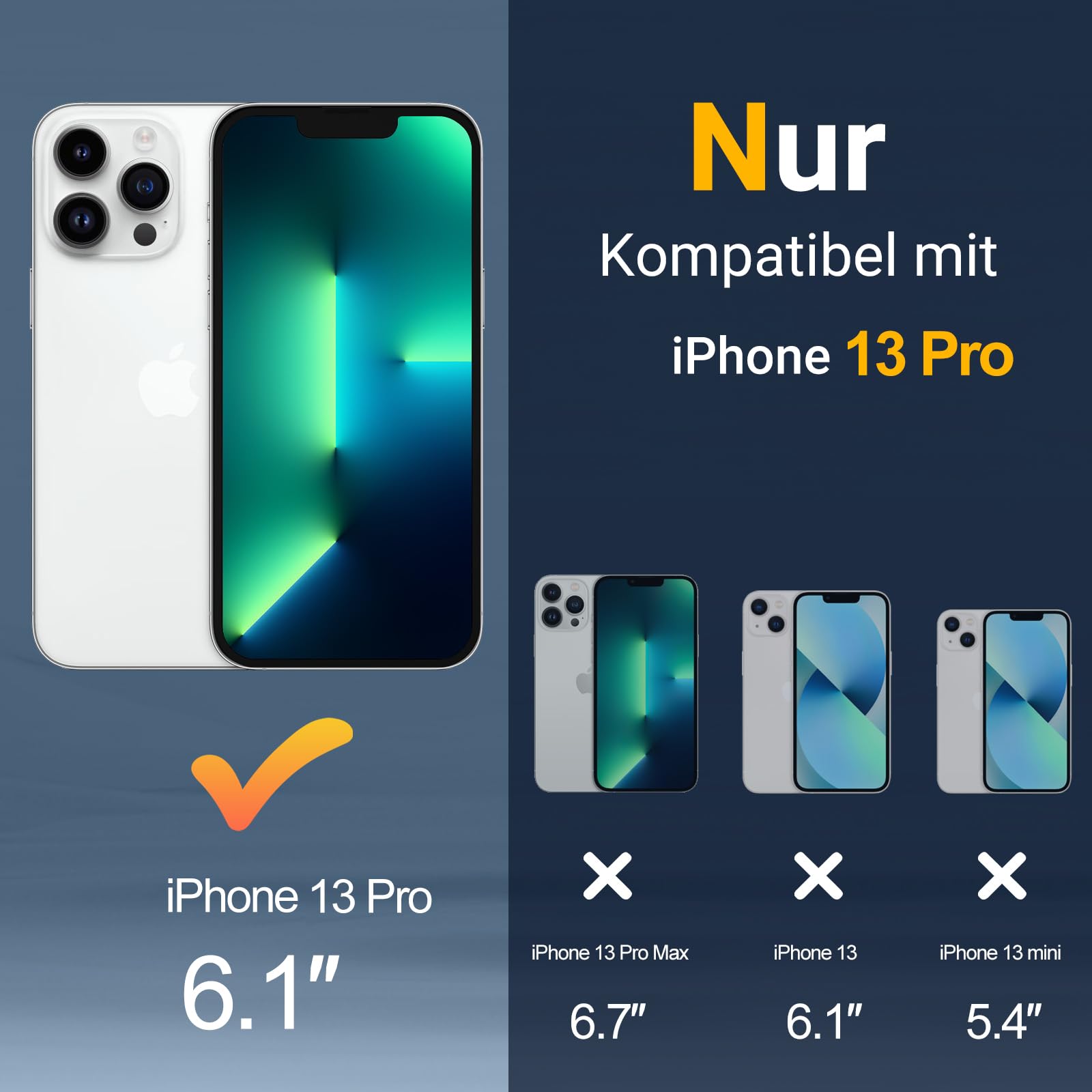 Onestyle iPhone 13 Pro Hülle schwarz MagSafe matt