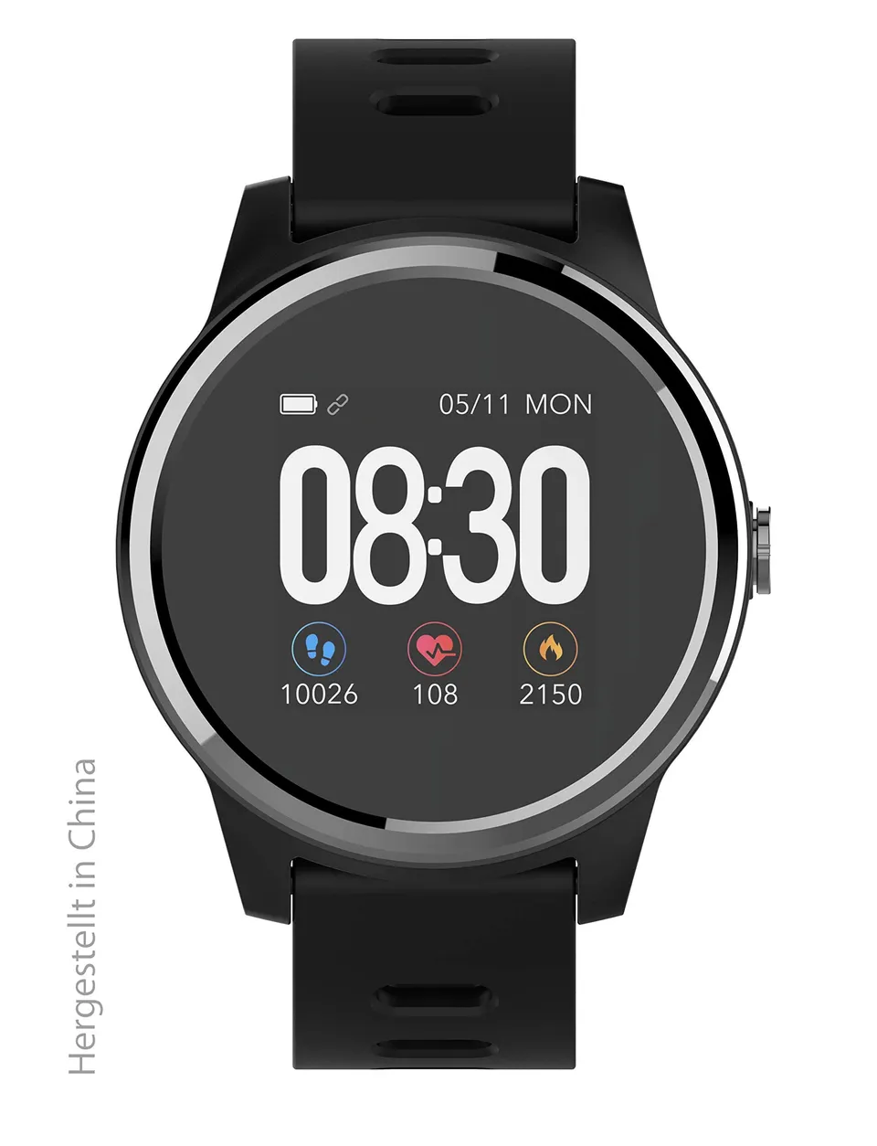 Swisstone SW 660 ECG Smartwatch schwarz mit EKG Messung