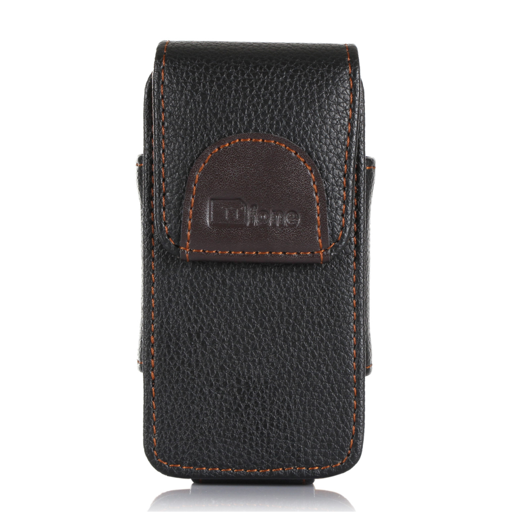 TTfone TTCF4 Handyhülle braun Kunstleder Gürteltasche