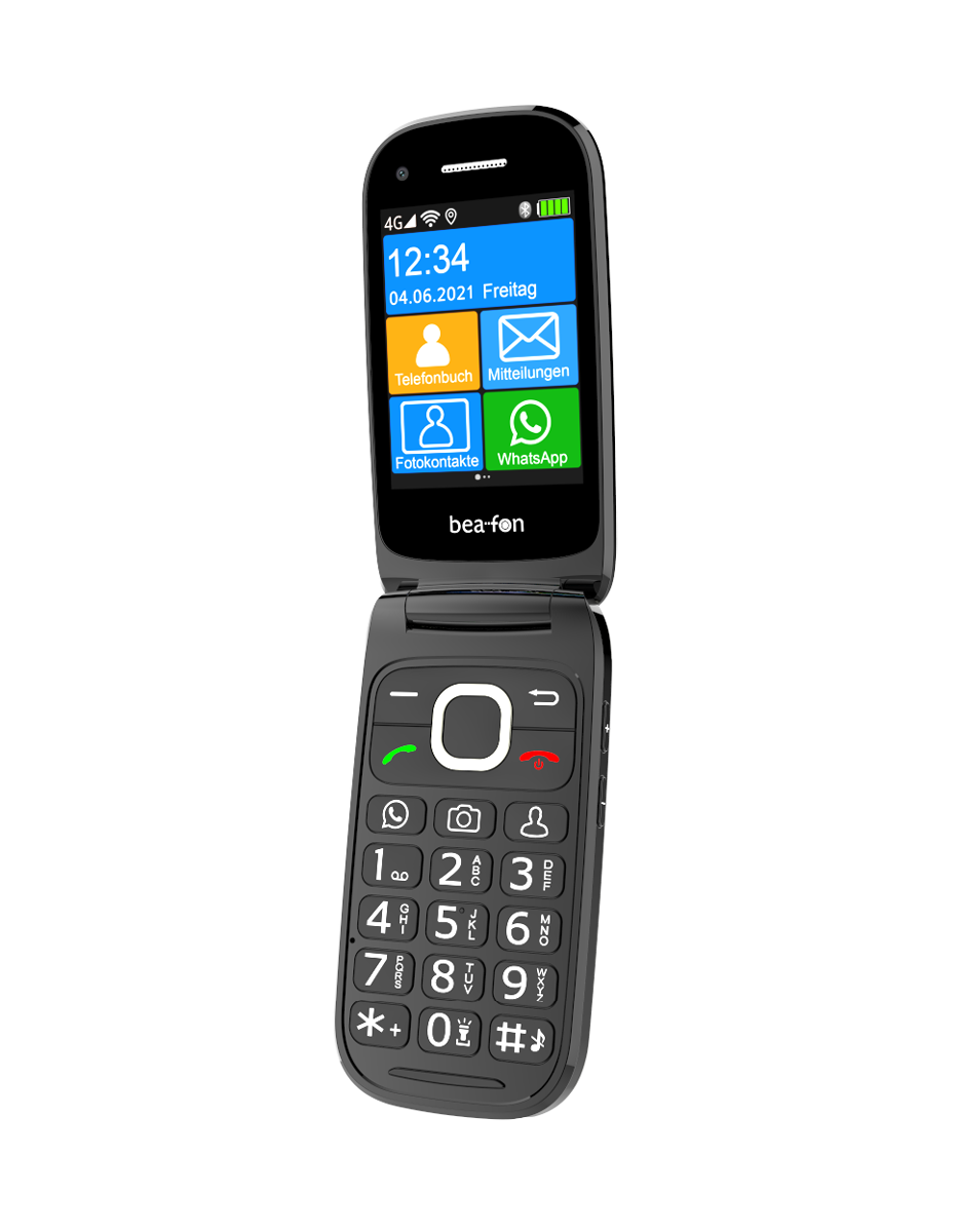 Bea-fon SL880touch Klapphandy 4G Touch Tasten SOS