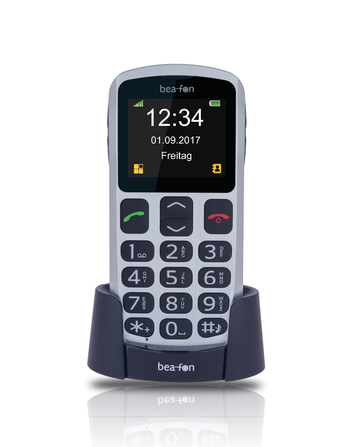 Bea-fon Silver Line SL250 Tastenhandy mit Ladestation SOS