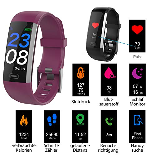 Swisstone SC Smartwatch Farbdisplay Touch IP67 mit Wechselarmband