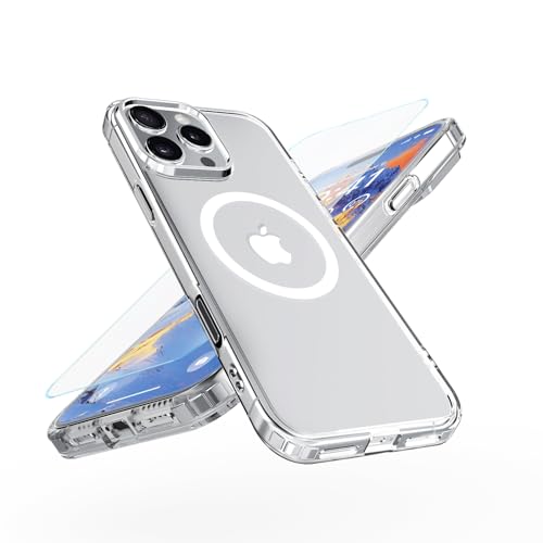 Onestyle iPhone 16 Pro Max Hülle MagSafe klar mit Folie