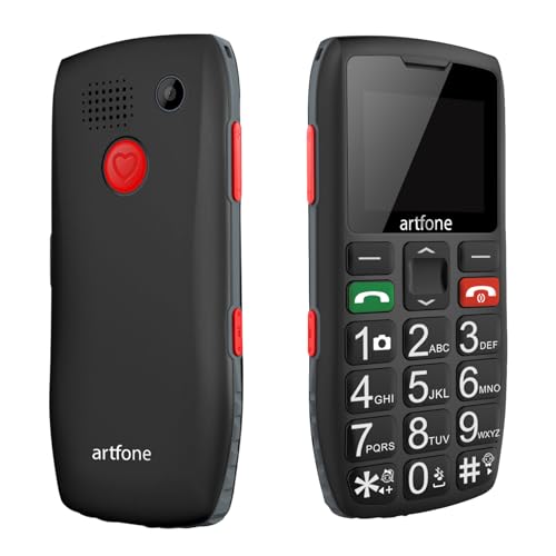 Artfone C1 Tastenhandy große Tasten SOS-Taste Dual SIM 1800mAh