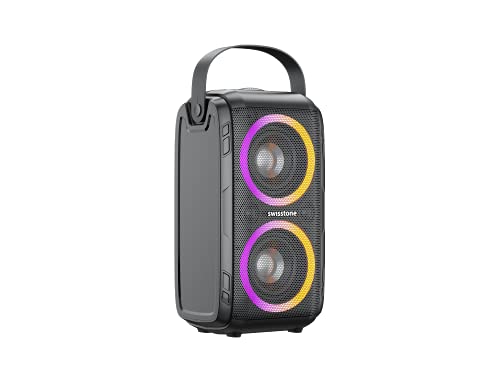 Swisstone BX 840 Bluetooth Lautsprecher grau mit X-Bass