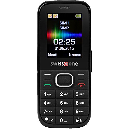 Swisstone SC 225 Tastenhandy Schwarz 1,77 Zoll
