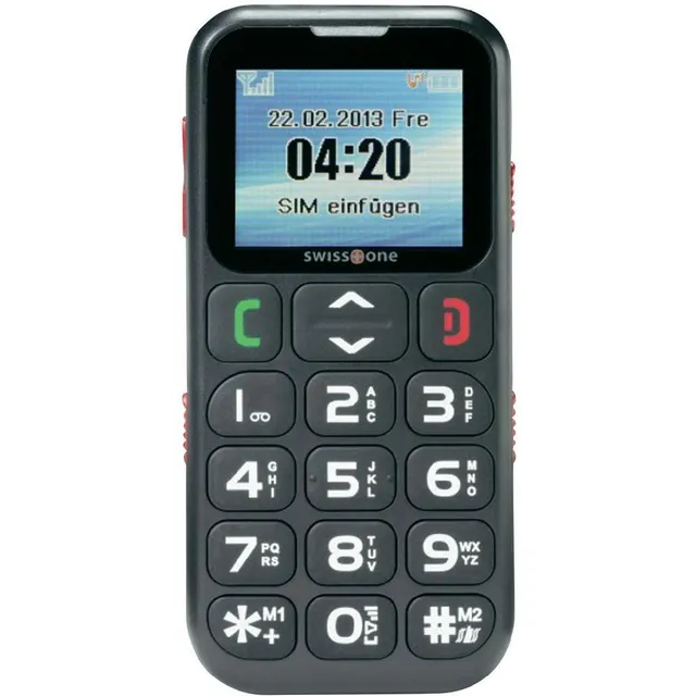Swisstone BBM 420 Tastenhandy schwarz mit Notruftaste