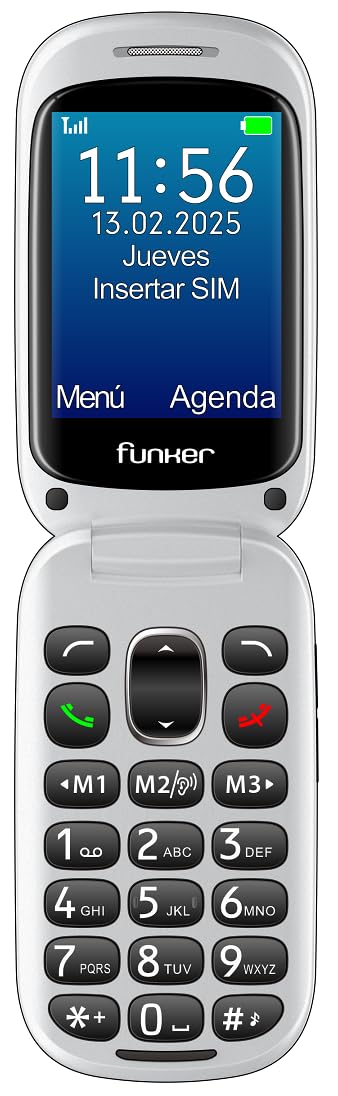 Funker Max Line E350 Max Klapphandy rot mit Notruftaste 4G