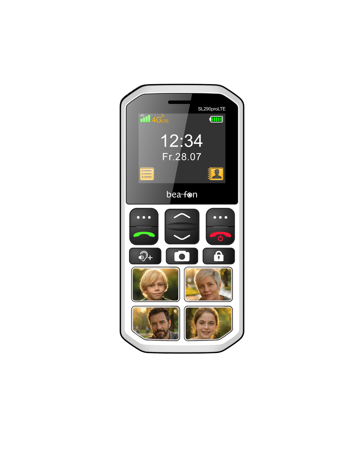 Bea-fon Silver Line SL290pro LTE 4G Tastenhandy Direktwahl