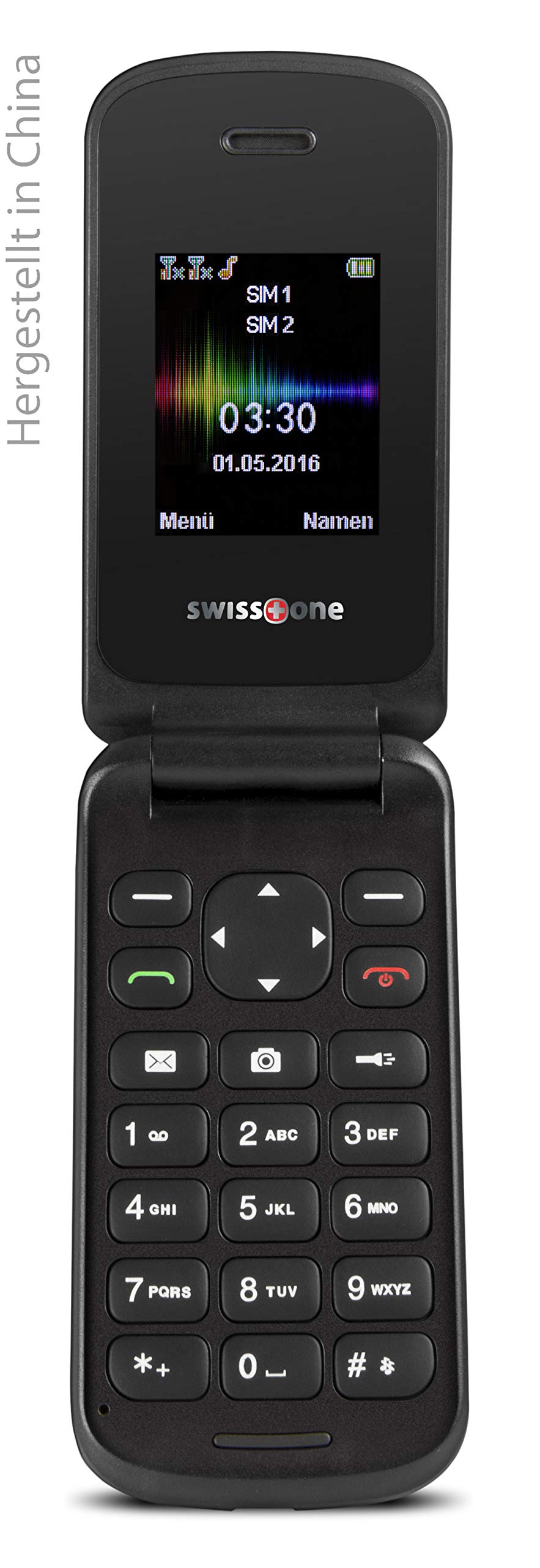 Swisstone SC 330 Tastenhandy Dual SIM rot Taschenlampe