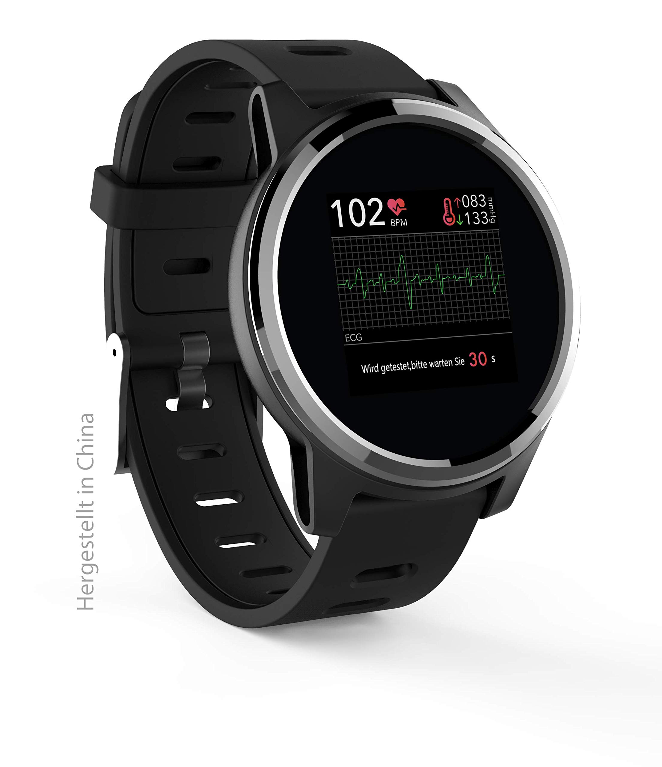 Swisstone SW 660 ECG Smartwatch schwarz mit EKG Messung