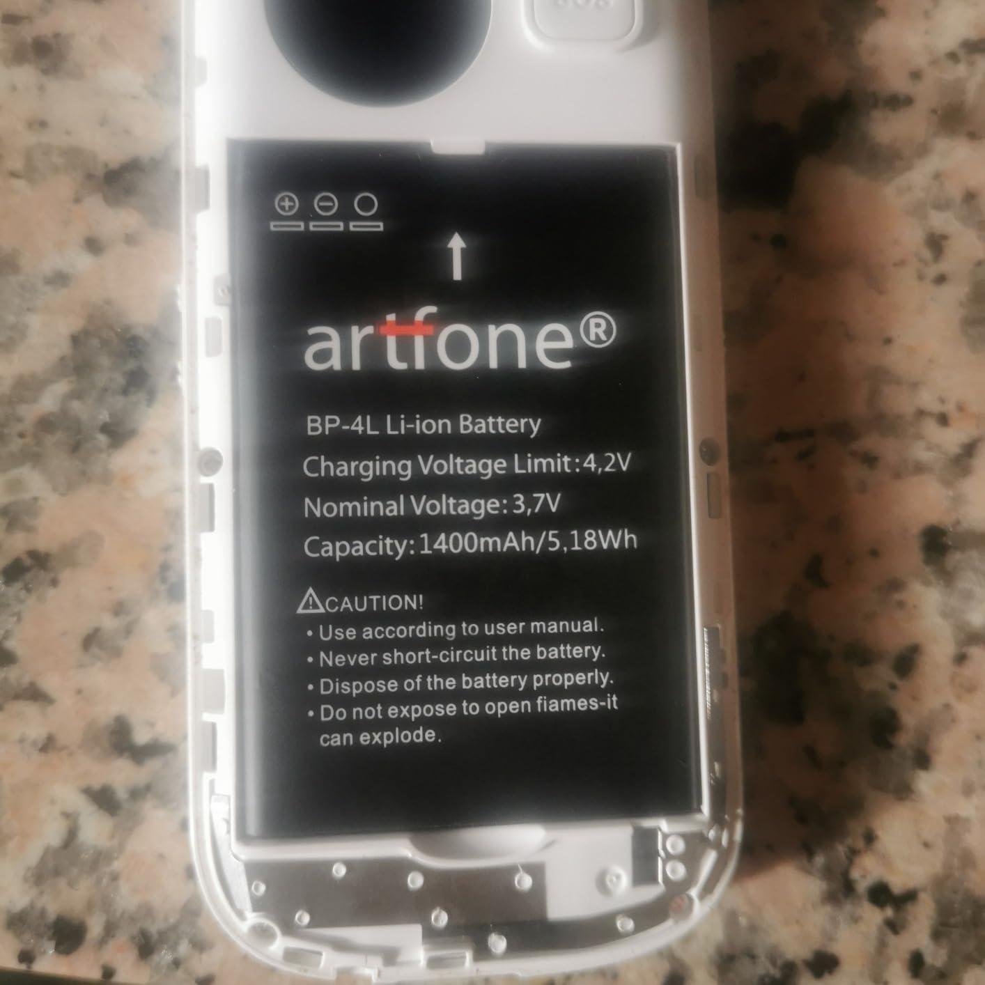 Artfone BP-4L Handy-Akku 1800mAh Ersatzakku