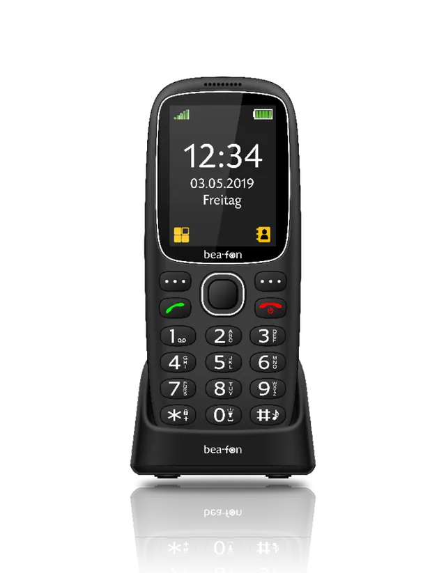 Bea-fon Silver Line SL360 Tastenhandy mit Ladestation SOS