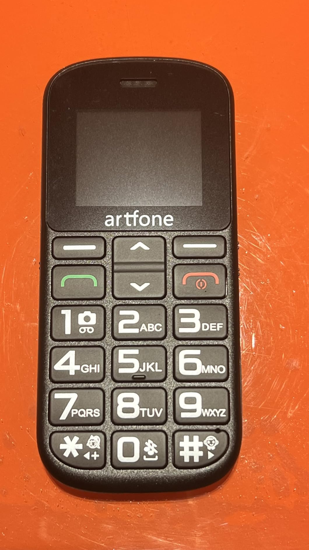 Artfone Senior CS182 Tastenhandy grau Ladestation SOS