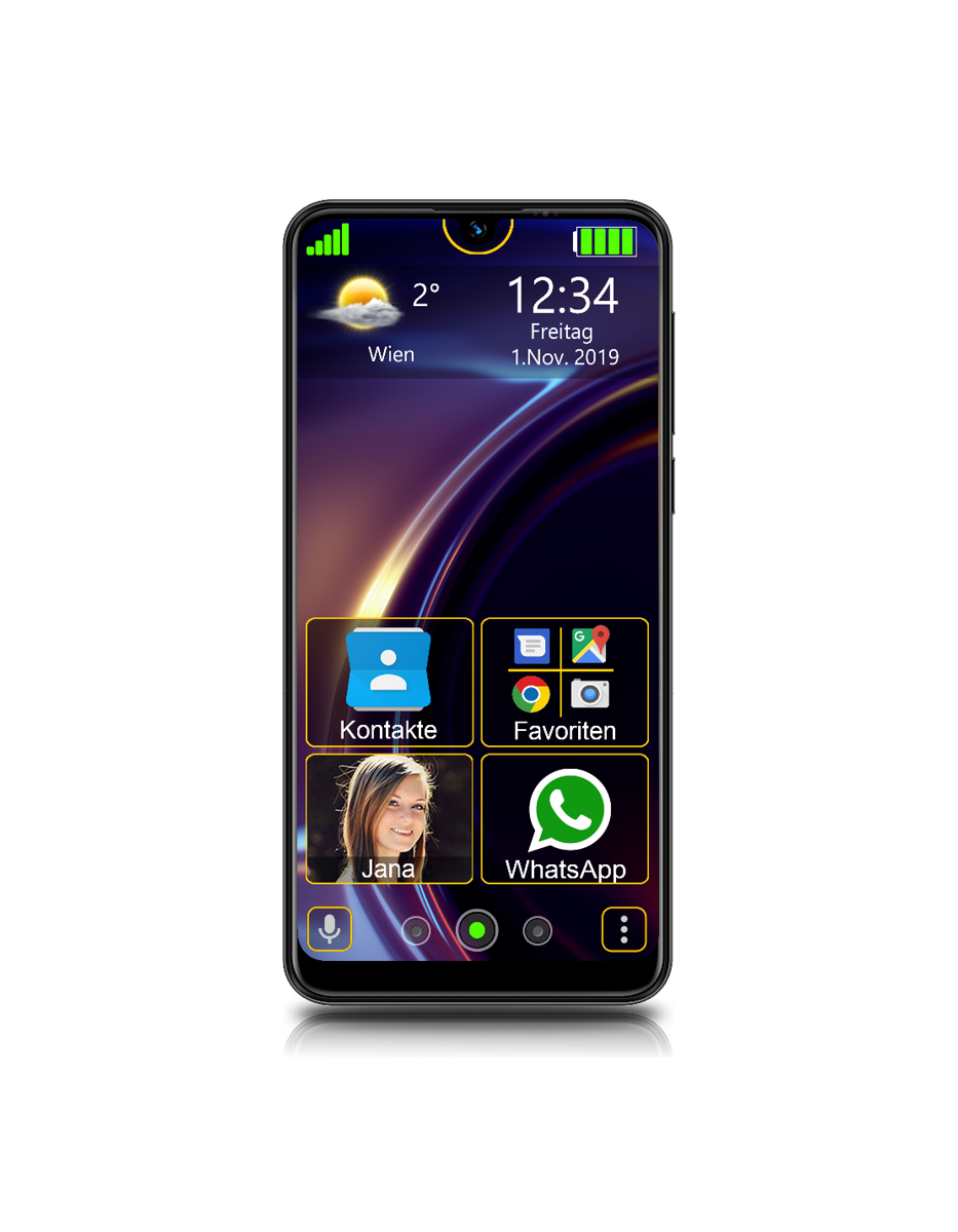 Bea-fon Smartphone M6 Premium Smartphone 6,26 Zoll SOS