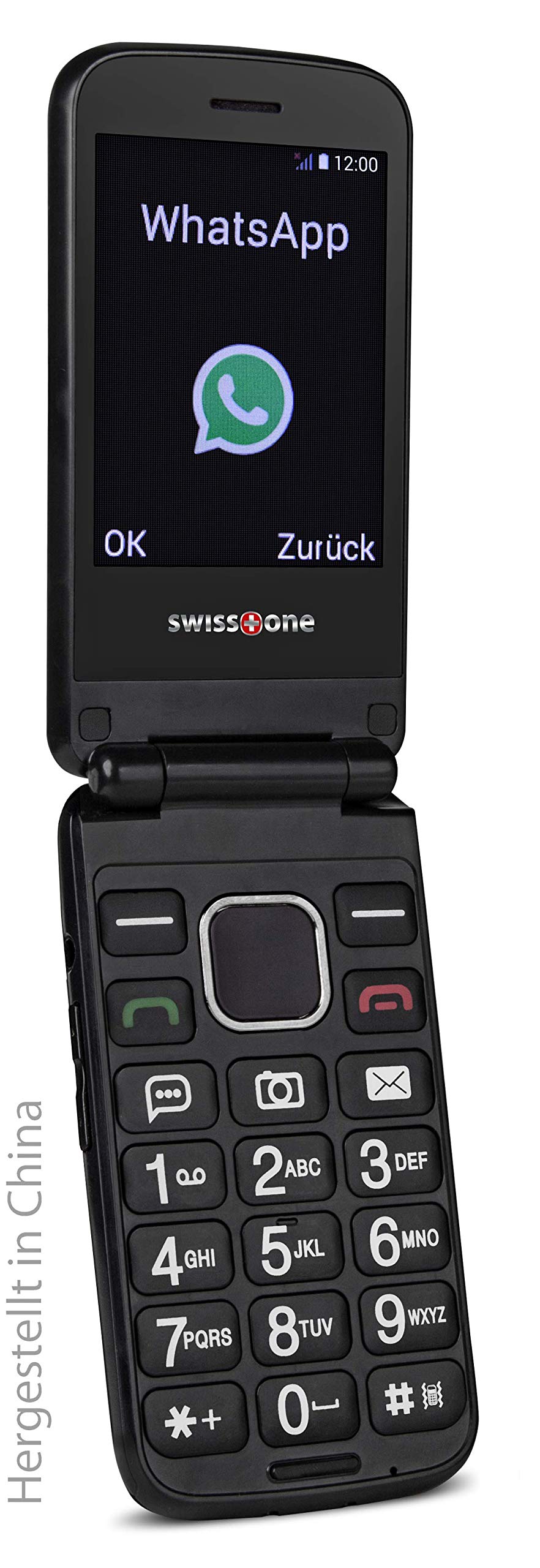 Swisstone BBM 680 Tastenhandy 2,8 Zoll schwarz WhatsApp
