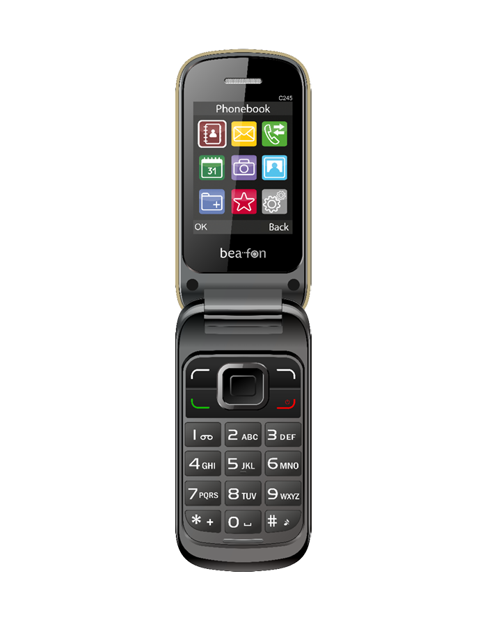 Bea-fon Classic Line C245 Klapphandy 2,4 Zoll Dual-SIM