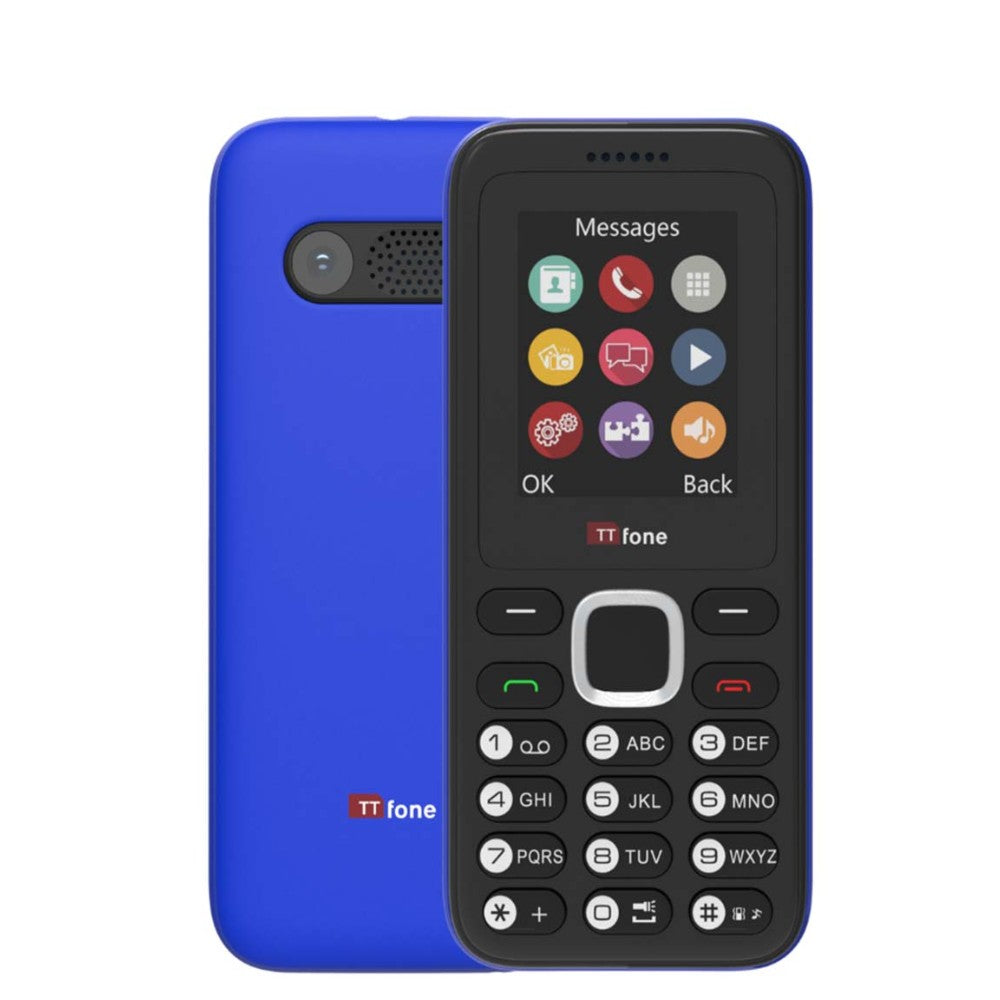 TTfone TT150 Tastenhandy Blau USB-Kabel große Tasten