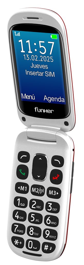 Funker Max E330 Klapphandy rot mit SOS-Taste 4G