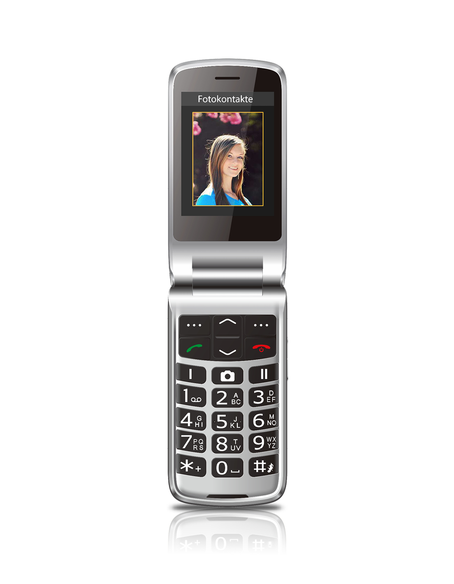 Bea-fon Silver Line SL645 Klapphandy mit Notruftaste 2G