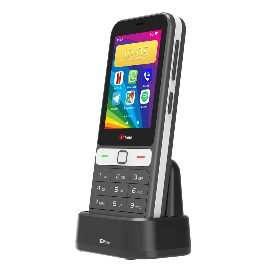 TTfone TT280 4G Android Tastenhandy mit Touch und Ladestation