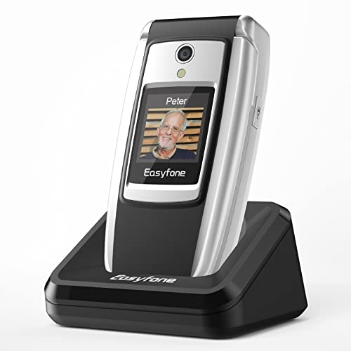 Easyfone T300 Klapphandy 4G schwarz mit Ladestation