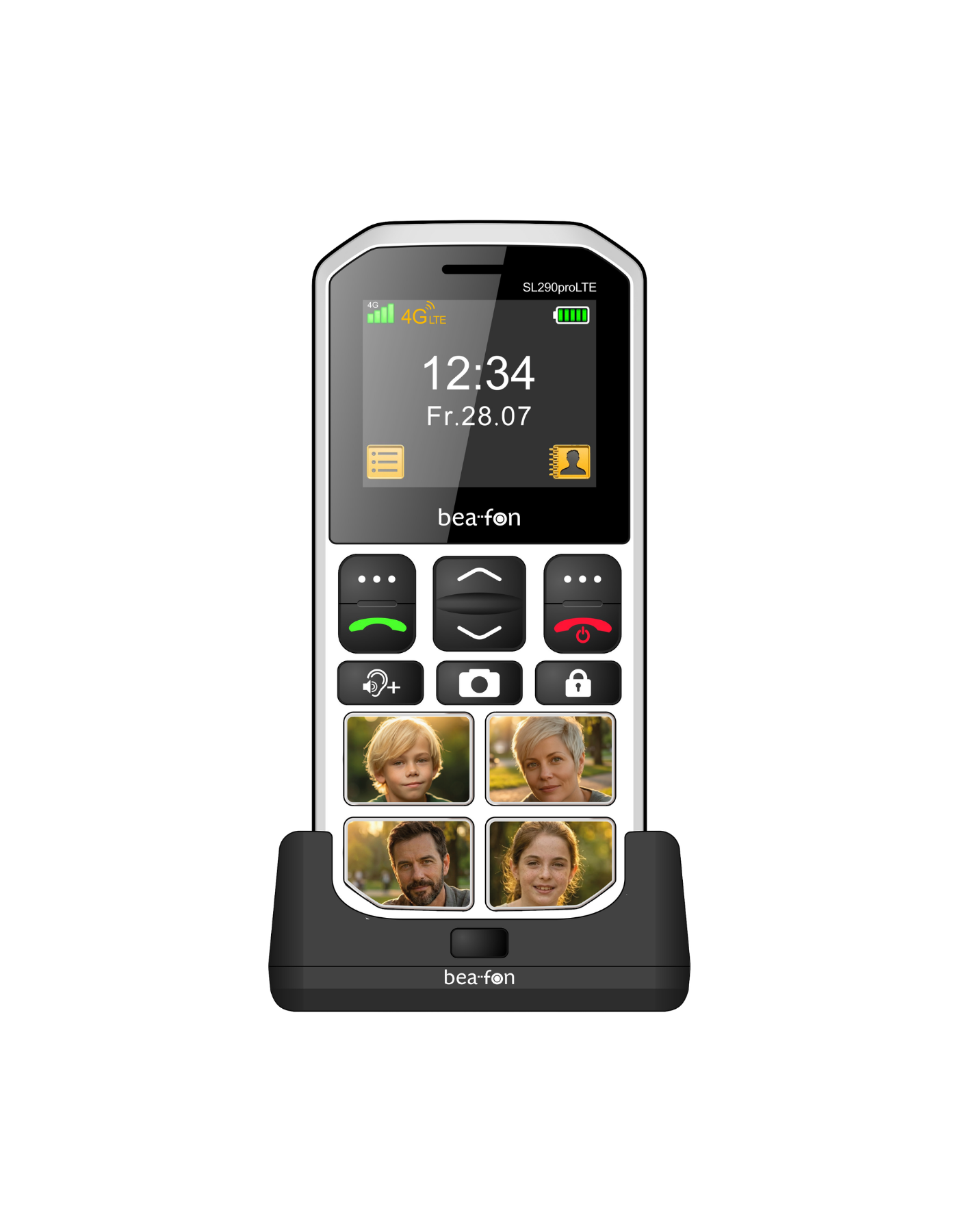 Bea-fon Silver Line SL290pro LTE 4G Tastenhandy Direktwahl