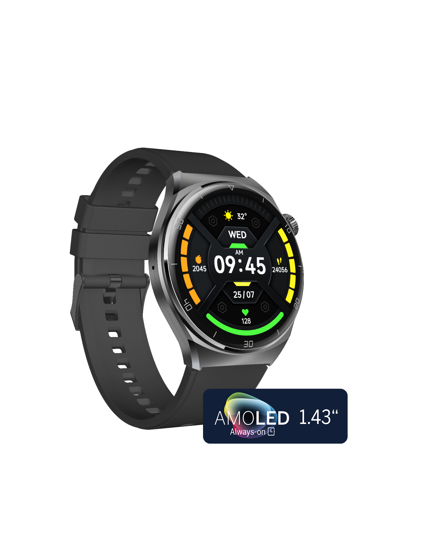 Bea-fon 401 Smartwatch mit Bluetooth-Anruf und Fitness
