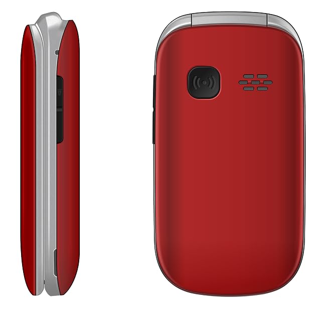 Funker Max E330 Klapphandy rot mit SOS-Taste 4G