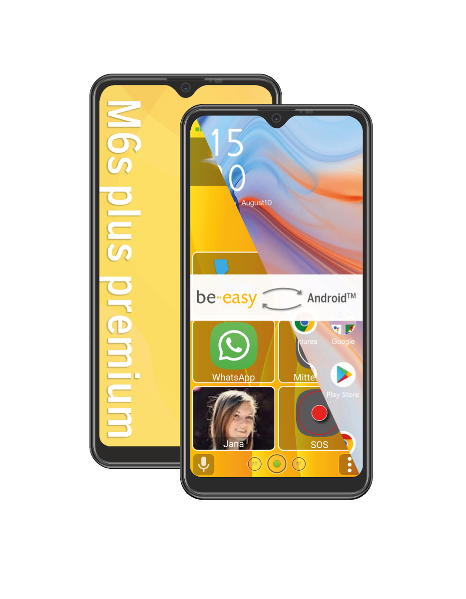 Bea-fon Smartphone M6s plus premium Smartphone 6,26 Zoll mit SOS