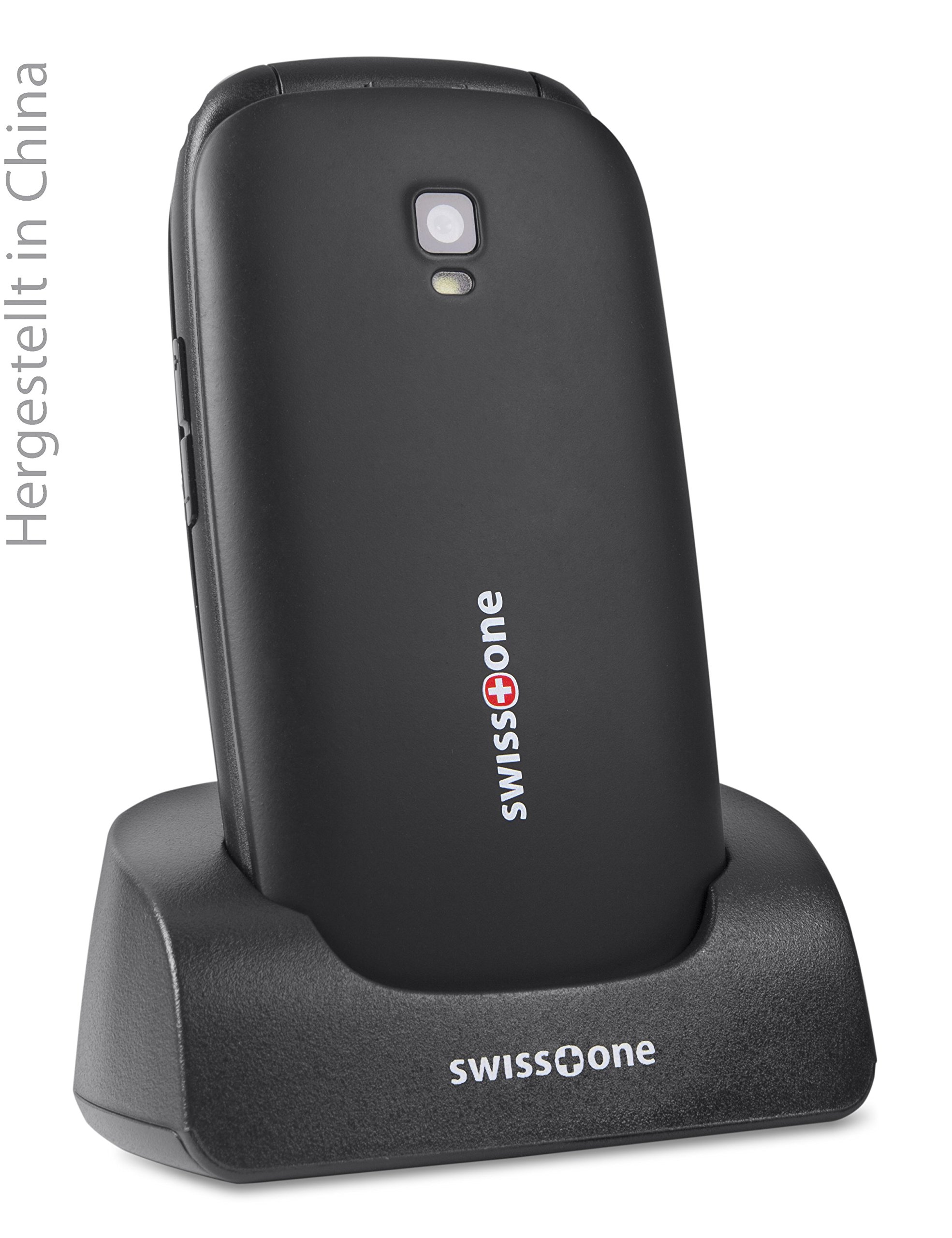 Swisstone BBM 615 Klapphandy schwarz mit Ladestation