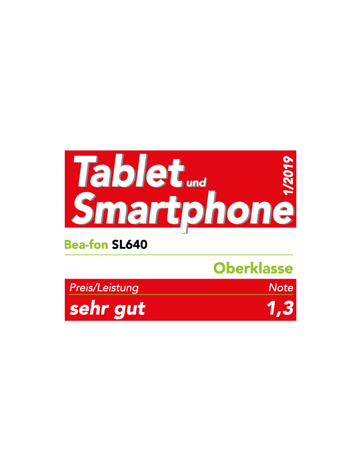 Bea-fon Silver Line SL640 Tastenhandy XXL Display Ladestation