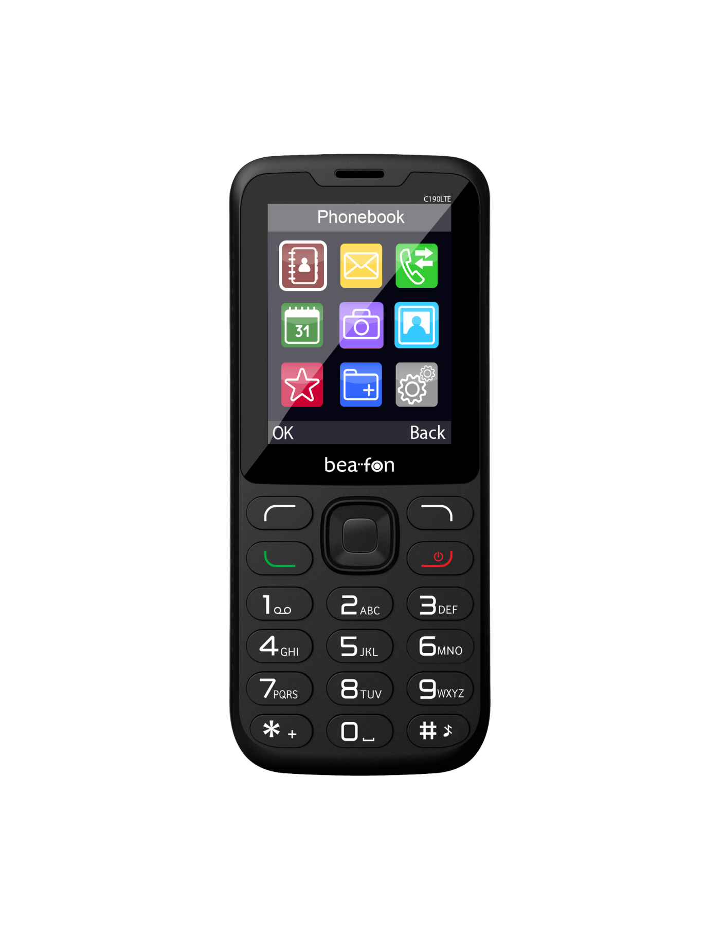 Bea-fon Classic Line C190 LTE Tastenhandy 4G 2,4 Zoll