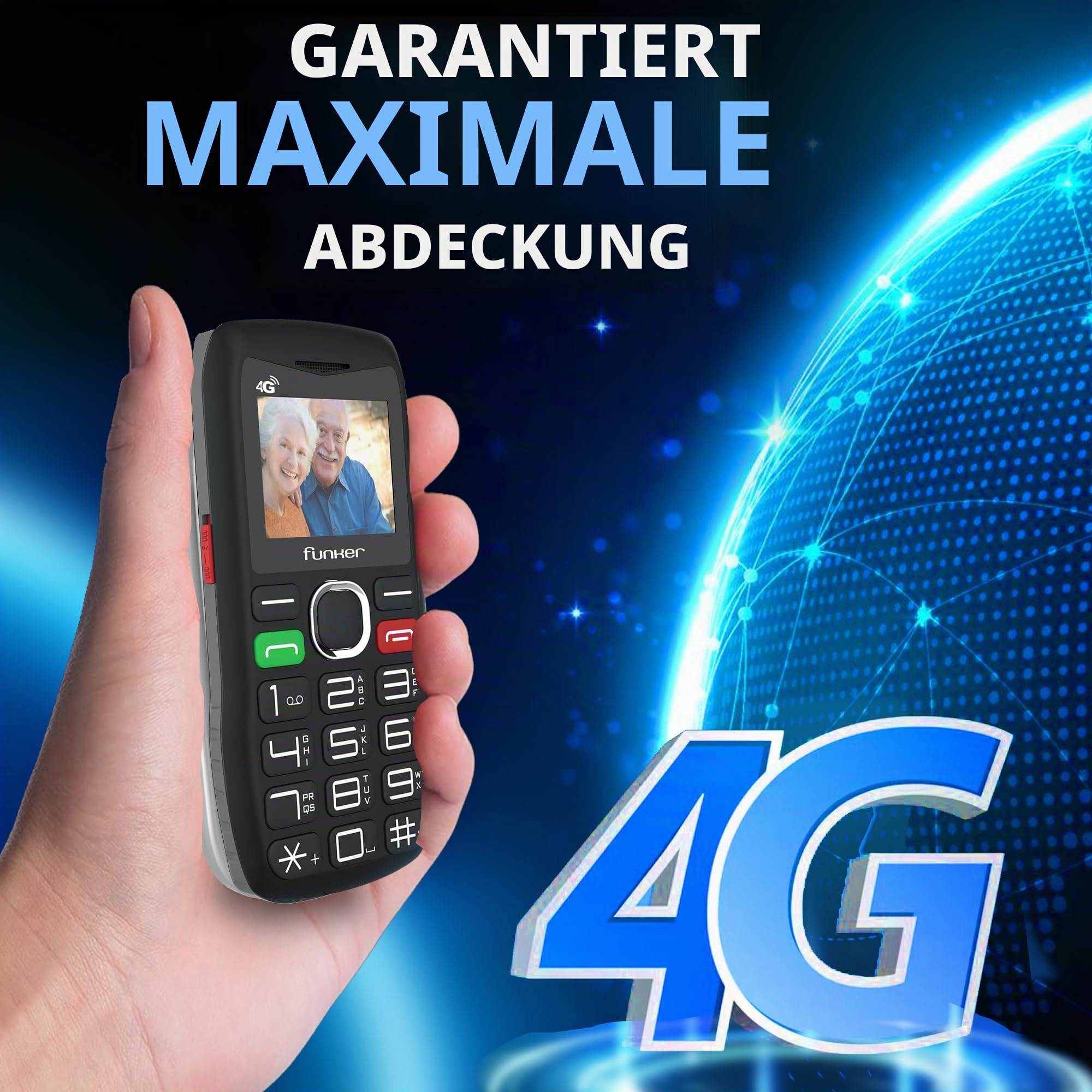 Funker Classic C140 Tastenhandy 4G SOS Notruftaste